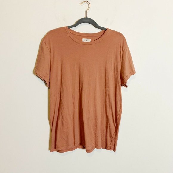 Lou & Grey Tops - Lou & Grey Terracotta Light Orange T-shirt